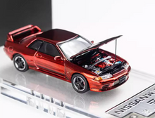 Load image into Gallery viewer, Timetop 1:64 Red JDM Skyline GTR R32 Sports Model Diecast Metal Car New Collection

