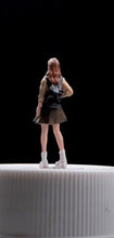 Load image into Gallery viewer, 1:64 Painted Figure Mini Model Miniature Resin Diorama Sand Girl In Brown Toy New

