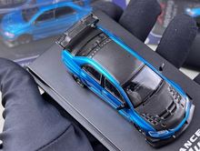 Load image into Gallery viewer, CM 1:64 Blue Carbon Lancer Evo 9 IX Voltex Sports Model Diecast Metal Car New Collection
