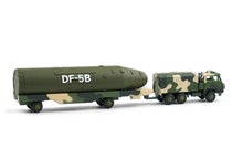 Load image into Gallery viewer, XCARTOYS 1:100 Military DF-5B Ballistic Missile Truck Model Diecast Metal New Collect
