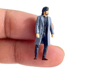 Load image into Gallery viewer, 1:64 Painted Figure Model Miniature Resin Diorama Sand Mini Skirt Lady Beard Man New
