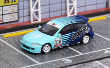 Load image into Gallery viewer, SW 1:64 JDM Blue EG6 Civic R Hatchback Sports Model Diecast Metal Car New
