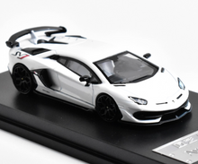 Load image into Gallery viewer, JY 1:64 White Aventador SVJ LP770-4 Sports Model Diecast Metal Car New Collection
