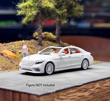 Load image into Gallery viewer, King 1:64 White S65 AMG W222 Sedan Sports Model Diecast Metal Car New Collection
