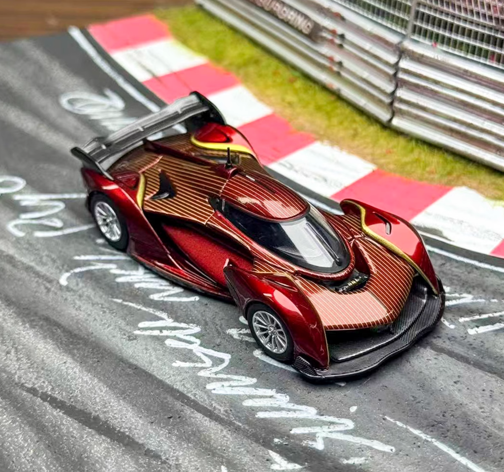 CM 1:64 Red Solus GT Racing Sports Model Diecast Metal Car New Collection