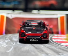 Load image into Gallery viewer, NA 1:64 Red JDM Civic FK8 Type R Racing Sports Model Diecast Resin Car New Collection
