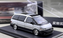 Load image into Gallery viewer, Mortal 1:64 Silver Previa Mini Van MPV Sports Model Diecast Metal Car New Collection
