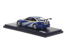 Load image into Gallery viewer, AR 1:64 Silver Blue NFS M3 GTR E46 Coupe Sports Model Diecast Metal Car New Collection
