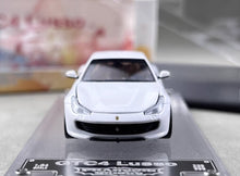 Load image into Gallery viewer, PK 1:64 White GTC4 Lusso Racing Sports Model Diecast Metal Car New Collection
