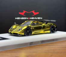 Load image into Gallery viewer, HH 1:64 Plating Gold Zonda Tricolore Sports Model Diecast Metal Car New Collection
