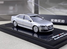 Load image into Gallery viewer, MH 1:64 Silver S8 2008 Luxury Sedan Sports Model Diecast Metal Car New Collection
