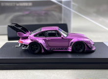 Load image into Gallery viewer, SW 1:64 Purple RWB 993 Big Spoiler Classic Sports Model Diecast Metal Car New Collection
