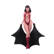Load image into Gallery viewer, 1:64 Painted Figure Model Miniature Resin Diorama Sand Vampaire Girl Lady Bat
