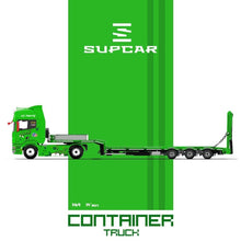 Load image into Gallery viewer, Supcar 1:64 Green S730 Flatbed Container Truck Model Diecast Metal Car New Collection

