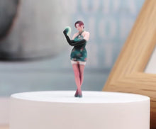 Load image into Gallery viewer, 1:64 Painted Figure Model Miniature Resin Diorama Toy Beauty Lady Cool Man Sand
