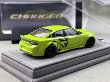 Load image into Gallery viewer, Elite 1:64 Green Charger SRT Engine Sedan Sports Model Diecast Metal Car New Collection
