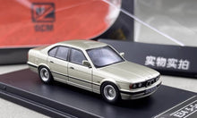 Load image into Gallery viewer, DCM 1:64 Gold E34 5-Series Sedan Classic Sports Model Diecast Metal Car New Collection
