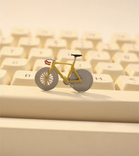 Load image into Gallery viewer, 1:64 Painted Figure Model Miniature Resin Diorama Sand Riding Cycling Bicycle
