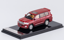 Load image into Gallery viewer, GCD 1:64 Red Toyota Land Cruser LC200 SUV Model Toy Diecast Metal Car Display Box
