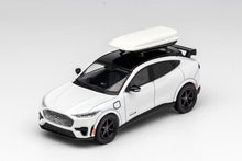 Load image into Gallery viewer, GCD 1:64 White Mustang Mach-e Sports Roof Box Model Toy Diecast Metal Car
