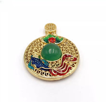 Load image into Gallery viewer, Nature Jade Vase Pendant Necklace Gift Jewelry charm Blessing Lucky Fortune new
