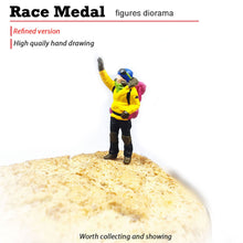 Load image into Gallery viewer, 1:64 Painted Figure Mini Model Miniature Resin Diorama Mountain Climber Leader
