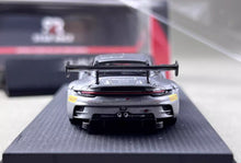 Load image into Gallery viewer, SR 1:64 Silver 911 GT3 R Racing Sports Model Diecast Metal Car New Collection
