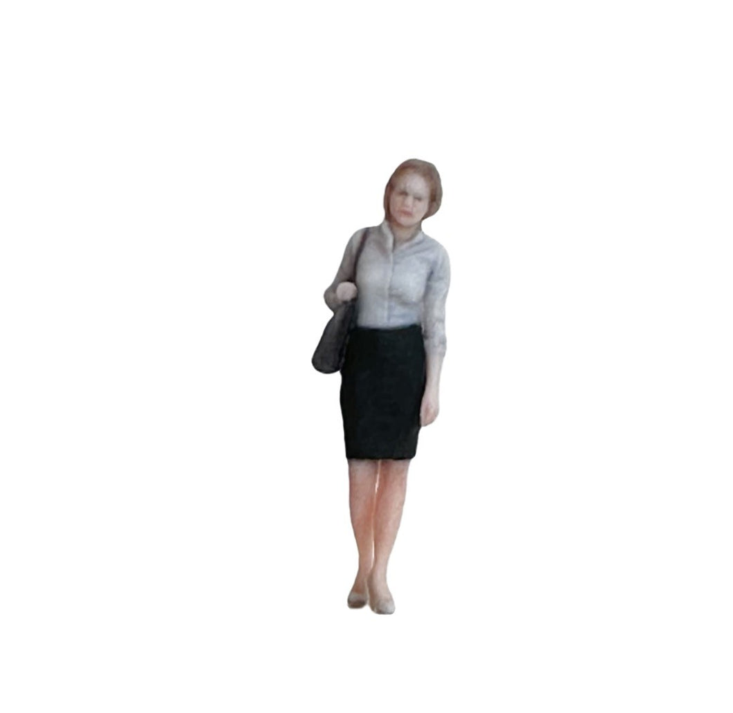1:64 Painted Figure Mini Model Miniature Resin Diorama Business Man Woman Office