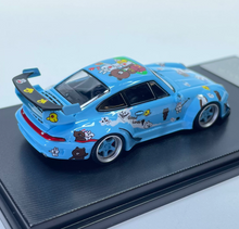 Load image into Gallery viewer, MC 1:64 Blue RWB 993 Classic Sports Model Diecast Metal Car New Collection

