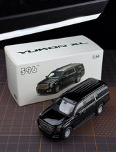 Load image into Gallery viewer, 1:64 596 Black Yukon XL Full Sized SUV Sports Model Diecast Metal Car New Collection
