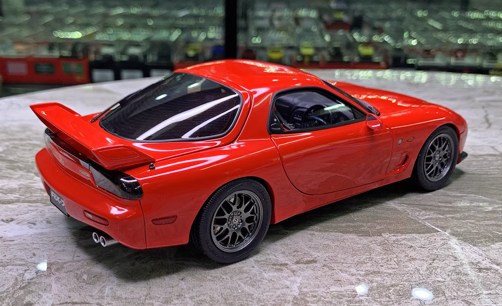 Polar Master 1:18 Red RX7 FD Spirit R Engine Sport Model Diecast