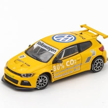Load image into Gallery viewer, GCD 1:64 Yellow VW Scirocco R Coupe Racing Sports Diecast Model Metal Car New Collection

