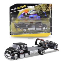 Load image into Gallery viewer, Maisto 1:64 International Flatbed Trailer 190E Model Diecast Metal Car New
