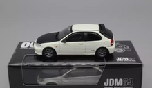 Load image into Gallery viewer, JDM64 1:64 White Carbon Civic Type R EK9 Sports Model Diecast Metal Car New Collection
