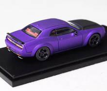 Load image into Gallery viewer, FW 1:64 Purple SRT Hellcat Muscle Sports Model Diecast Metal Car BN
