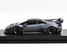 Load image into Gallery viewer, MJ 1:64 Matte Gray Huracan LP610 GT Sports Model Diecast Metal Car New Collection
