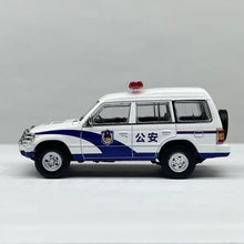 Load image into Gallery viewer, DBGT 1:64 White Police Pajero V31 SUV ORV Sports Model Diecast Metal Car New Collection
