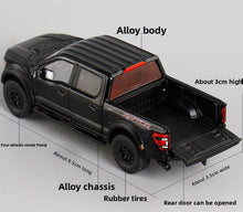Load image into Gallery viewer, SC 1:64 Black F150 Raptor Pickup Truck Sports Model Diecast Metal Car New Collection
