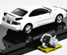 Load image into Gallery viewer, HobbyJapan 1:64 White Celica GT Rallye Engine Sports Model Diecast Metal Car
