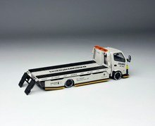 Load image into Gallery viewer, GCD 1:64 Gray AF H300 Flatbed Trailer Tow Truck Model Diecast Metal Car New Collection
