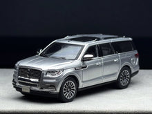 Load image into Gallery viewer, WTX 1:64 Silver Navigator L Full Sized SUV Sports Model Diecast Metal Car New Collection
