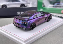 Load image into Gallery viewer, FH 1:64 Purple JDM Skyline GTR R35 Racing Sports Model Diecast Metal Car New Collection
