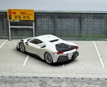 Load image into Gallery viewer, FINE 1:64 White Novitec SF90 Wheel Racing Sports Model Diecast Metal Car New
