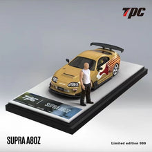Load image into Gallery viewer, TM 1:64 JDM Gold Supra A80Z Racing Sports Figure Model Diecast Metal Car New
