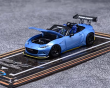Load image into Gallery viewer, YM 1:64 Blue Miata MX5 Pandem Roadster Convertible Model Diecast Resin Car New
