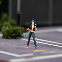 Load image into Gallery viewer, 1:64 Painted Figure Model Miniature Resin Diorama Sand Toy Hot Cool Girl Beauty New
