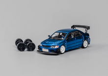 Load image into Gallery viewer, CM 1:64 Blue JDM Lancer Evo 9 IX Voltex Sports Model Diecast Metal Car New Collection
