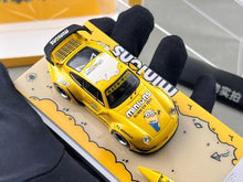 Load image into Gallery viewer, ZJWJ 1:64 Yellow RWB 993 Kayak Sports Model Diecast Metal Car New Collection
