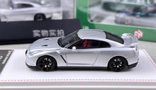 Load image into Gallery viewer, FH 1:64 Silver JDM Skyline GTR R35 Racing Sports Model Diecast Metal Car New Collection
