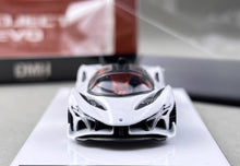 Load image into Gallery viewer, DMH 1:64 White Project Evo Racing Sports Model Diecast Metal Car New Collection
